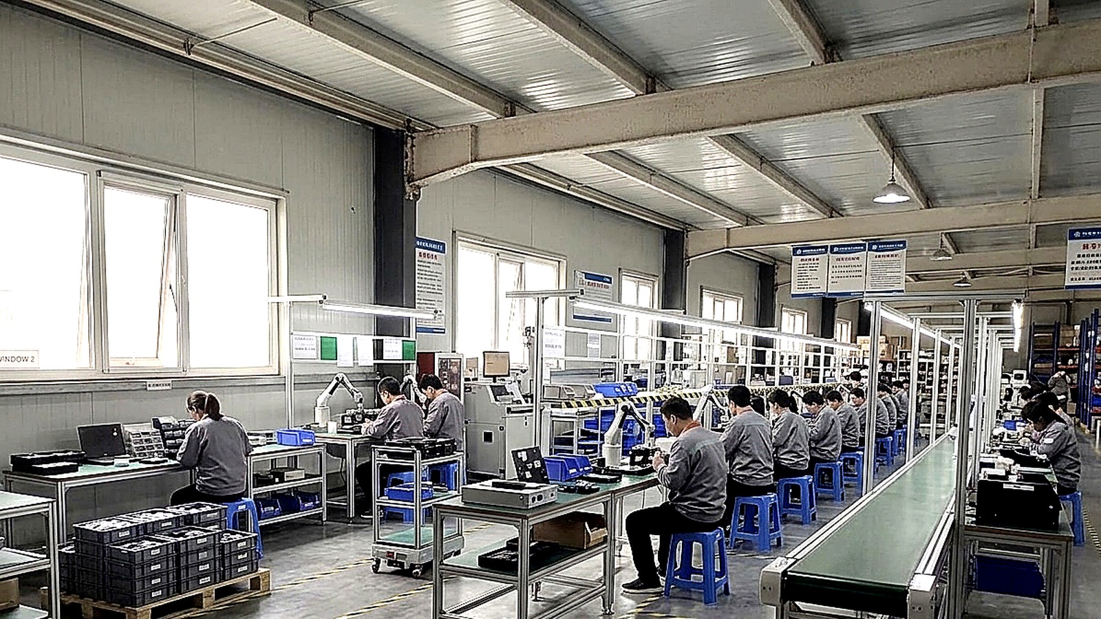 Main assembly production line